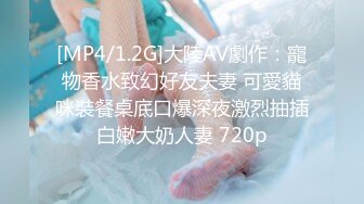 [MP4/1.2G]大陸AV劇作：寵物香水致幻好友夫妻 可愛貓咪裝餐桌底口爆深夜激烈抽插白嫩大奶人妻 720p