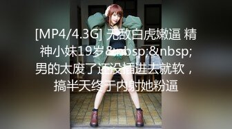 [MP4/4.3G] 无敌白虎嫩逼 精神小妹19岁&nbsp;&nbsp;男的太废了还没插进去就软，搞半天终于内射她粉逼