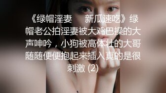 《绿帽淫妻㊙️新瓜速吃》绿帽老公拍淫妻被大鸡巴操的大声呻吟，小狗被高体壮的大哥随随便便抱起来插入真的是很刺激 (2)