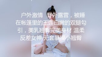 ✨户外激情✨野外露营，被睡在帐篷里的玉莲白嫩的双腿勾引，美乳翘臀完美身材 温柔反差女神 无套暴操小翘臀