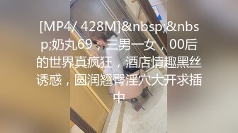 [MP4/ 428M]&nbsp;&nbsp;奶丸69，三男一女，00后的世界真疯狂，酒店情趣黑丝诱惑，圆润翘臀淫穴大开求插中