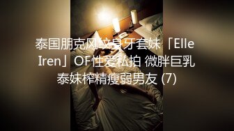 泰国朋克风纹身牙套妹「Elle Iren」OF性爱私拍 微胖巨乳泰妹榨精瘦弱男友 (7)