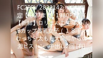 FC2PPV 2822142 ※期間限定【4/27まで⇒1980PT】※【新鮮】ロリまんこ生挿入☆Bカップ貧乳女子（１８）☆むっちり太もも大開脚からの激ピストン⇒中出し2回 [有]